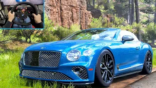 Bentley Continental GT Convertible - Forza Horizon 5 drive[Fanatec Steering Wheel CSL DD] Gameplay