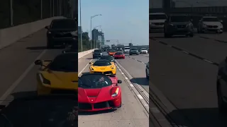 This convoy🤤🇮🇹 #ferrari #laferrari #convoy #cars #lifestyle