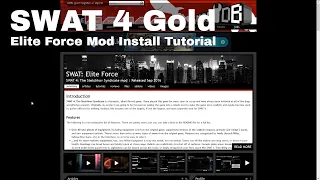 SWAT 4 Elite Force Mod Install Tutorial