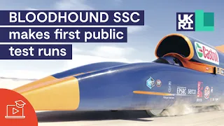 BLOODHOUND SSC | First Public Test Runs Ahead of World Land Speed Record Bid