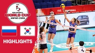 RUSSIA vs. KOREA - Highlights | Women's Volleyball World Cup 2019