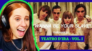 REACTING TO MÅNESKIN I WANNA BE YOUR SLAVE // EUROVISION 2021 WINNERS // TEATRO D'IRA-VOL.1