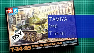 Tamiya 1/48 T-34-85 (32599) Review