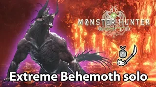 MHWorld | Extreme Behemoth solo (Insect Glaive) - 26'37