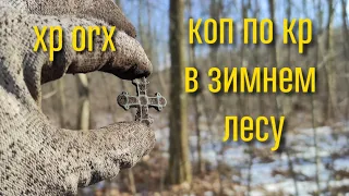 Хороший коп по Киевской Руси в Зимнем Лесу коп с XP ORX 22 HF & XP DEUS коп 2021