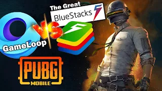 PUBG Mobile Test on Bluestacks 5 Vs GameLoop - On Public Demand