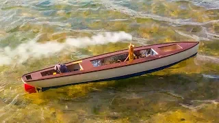 3D tištěný parník/ 3D printed live steam boat / První zkušební plavba / Maiden cruise