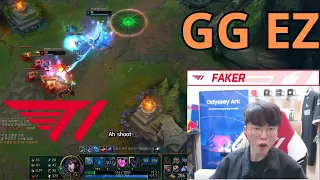 Faker With The Most Calm SOLO BOLO Against Katevolved #faker #t1 #leagueoflegends #lolclips  #lol