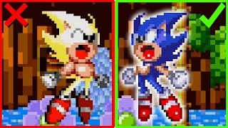 Sonic 1, but i can play as Blue Super Sonic! 💎 Sonic Forever mods Gameplay
