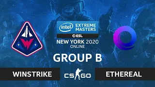 CS:GO - ETHEREAL vs Winstrike [Nuke] Map 1 - IEM New York 2020 - Group B - CIS