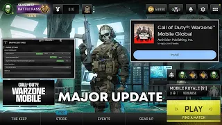 Warzone Mobile Final Major Update | Optimization Advance Graphics 120 Fps