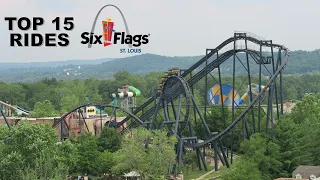 Top 15 Rides at Six Flags St  Louis | Which Wood Coaster is Best?