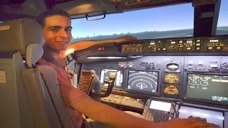 Can a FLIGHT SIMMER land a Boeing 737 FSTD? FIRST Takeoff & Landing in FULL MOTION Flight Simulator!