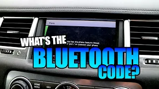 What is the *BLUETOOTH CODE* to Pair Phone to Range Rover Sport 2005 - 2013 How to Pair Your DEVICE