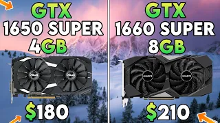 GTX 1650 Super vs GTX 1660 Super Benchmarks Test In 15 Games (2021)