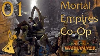 Let's Play Co-Op Total War Warhammer 2 | Mortal Empires | Part 1