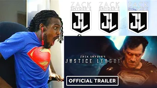 Zack Snyder's Justice League - Official Trailer (2021) REACTION VIDEO!!!