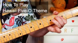 'Hawaii Five-O Theme' The Ventures Guitar Lesson