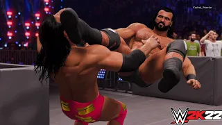 WWE 2K22 Razor Ramon VS. Drew McIntyre - Last Man Standing Match - Tournament Quarterfinals Match