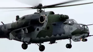 Mil Hind MI 24 Czech Air Force  Leeuwarden 2016 Video HD