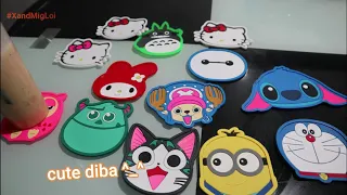 New Character Cup Mat. or Cup Coaster Silicone Placema from Lazada