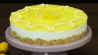 Необыкновенно нежный и вкусный лимонный чизкейк с йогуртом без выпечки! | Appetitno.TV