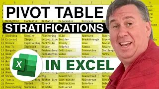 Excel Data Stratification: Grouping Pivot Table into Buckets in Excel - Episode 2101