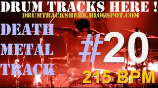 #20  DEATH METAL | DRUM TRACK 215 bpm