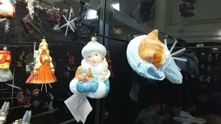 Ёлочные игрушки производства Польши на выставке "Christmas Box". Экспоцентр. Москва.