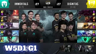 Immortals vs Dignitas | Week 5 Day 1 S10 LCS Summer 2020 | IMT vs DIG W5D1