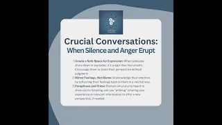 Crucial Conversations: 7  Validate Their Feelings