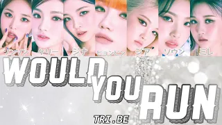 TRI.BE WOULD YOU RUN (우주로) カナルビ #TRIBE