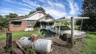 Grandmas Abandoned House with EVERYTHING Frozen in time | Found Jewelry, and Cars