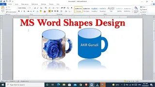 Ms word shapes practice | WinWord Shapes Practice