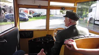 Parní a motorový vlak a historický autobus Tatra 43 v Bílovci u Studénky dne 3.10.2020