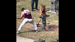 A Grade 300mm Standing Block Championship Hard Hitting Final Sydney 2024