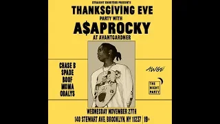 The Night Party with A$AP ROCKY - Thanksgiving Eve at Avant Gardner