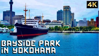 【4K HDR】Walking in the  most famous park in Yokohama