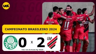 PALMEIRAS 0 X 2 ATHLETICO - CAMPEONATO BRASILEIRO - VEJA OS GOLS