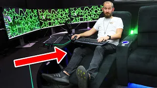 I Installed Theater Chairs Into MEGADESK!