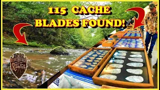 Largest Blade Cache Ever Found In Mississippi And The Incredible Story Behind It!  Arrowhead Hunting