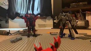 Bumblebee 2018: shatter and dropkick kills Cliffjumper, cliffjumper’s death scene, Stop motion.