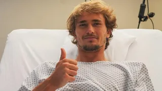 Alex Zverev's message after suffering ankle injury in French Open