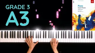 ABRSM Piano Exam 2021 & 2022｜Grade 3 A3｜G. F. Handel - Gavotte in G