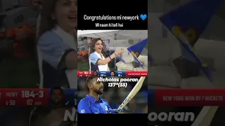 NICHOLAS POORAN 137*(55) MI NEWYORK💙|| CONGRATULATION||