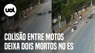 Colisão frontal entre motos deixa dois mortos no Espírito Santo