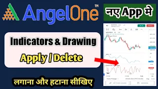 Angleone Latest Version Released New App Chart Setting | Indicators And Drawing Apply & Delete ! MSM