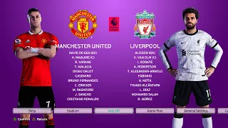PES 2021 Manchester United vs Liverpool | Ronaldo vs Salah |  eFootball PES Gameplay PC