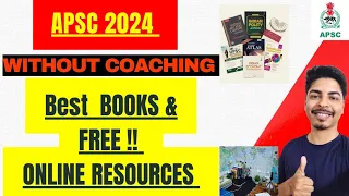 APSC BOOKLIST & FREE ONLINE RESOURCES || APSC ৰ বাবে পঢ়িব লাগিব এই কিতাপ সমূহ || APSC books 2024