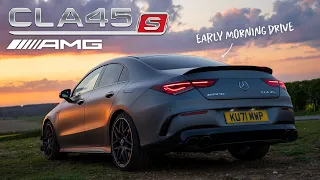First drive of 2024 in my Mercedes CLA45s AMG